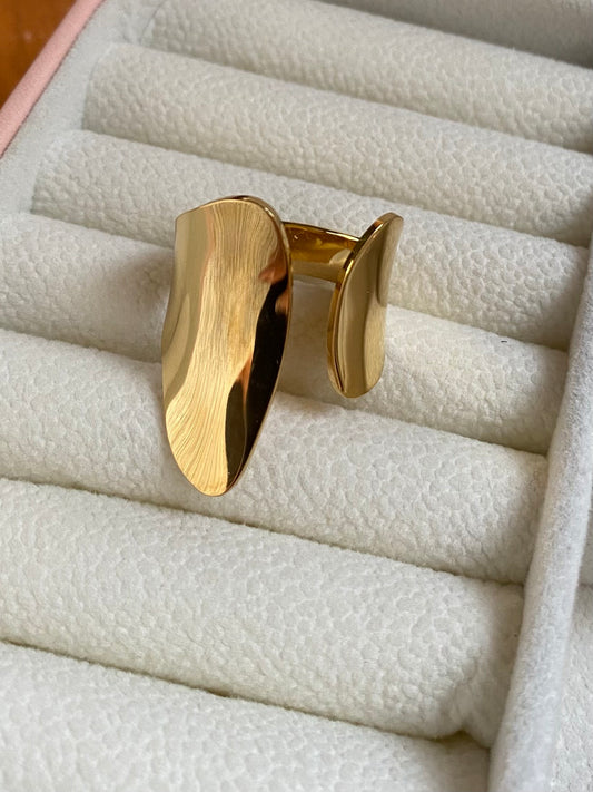 Plane Chunky Ring